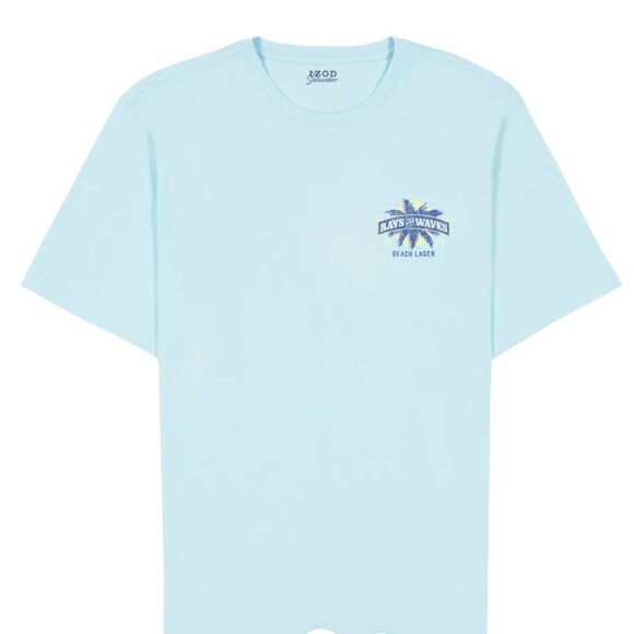 Big & Tall IZOD Saltwater Graphic Tee rays and waves size 4XB new with tags - Picture 1 of 4